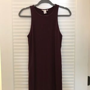 Racer back bodycon dress